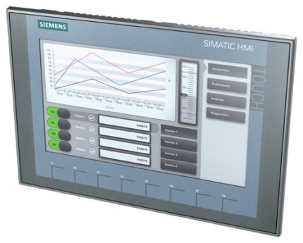 پنل HMI زیمنس مدل KTP900 Basic color PN کد 6AV2123-2JB03-0AX0