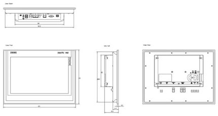 HMI زیمنس مدل TP1500 Comfort Touch کد 6AV2124-0QC02-0AX0