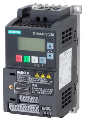 6SL3210-5BB13-7UV1 اینورتر تکفاز زیمنس Siemens V20 توان 0.37KW